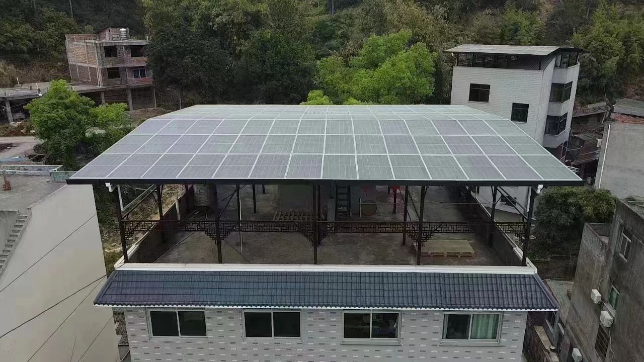 达州15kw+10kwh自建别墅家庭光伏储能系统